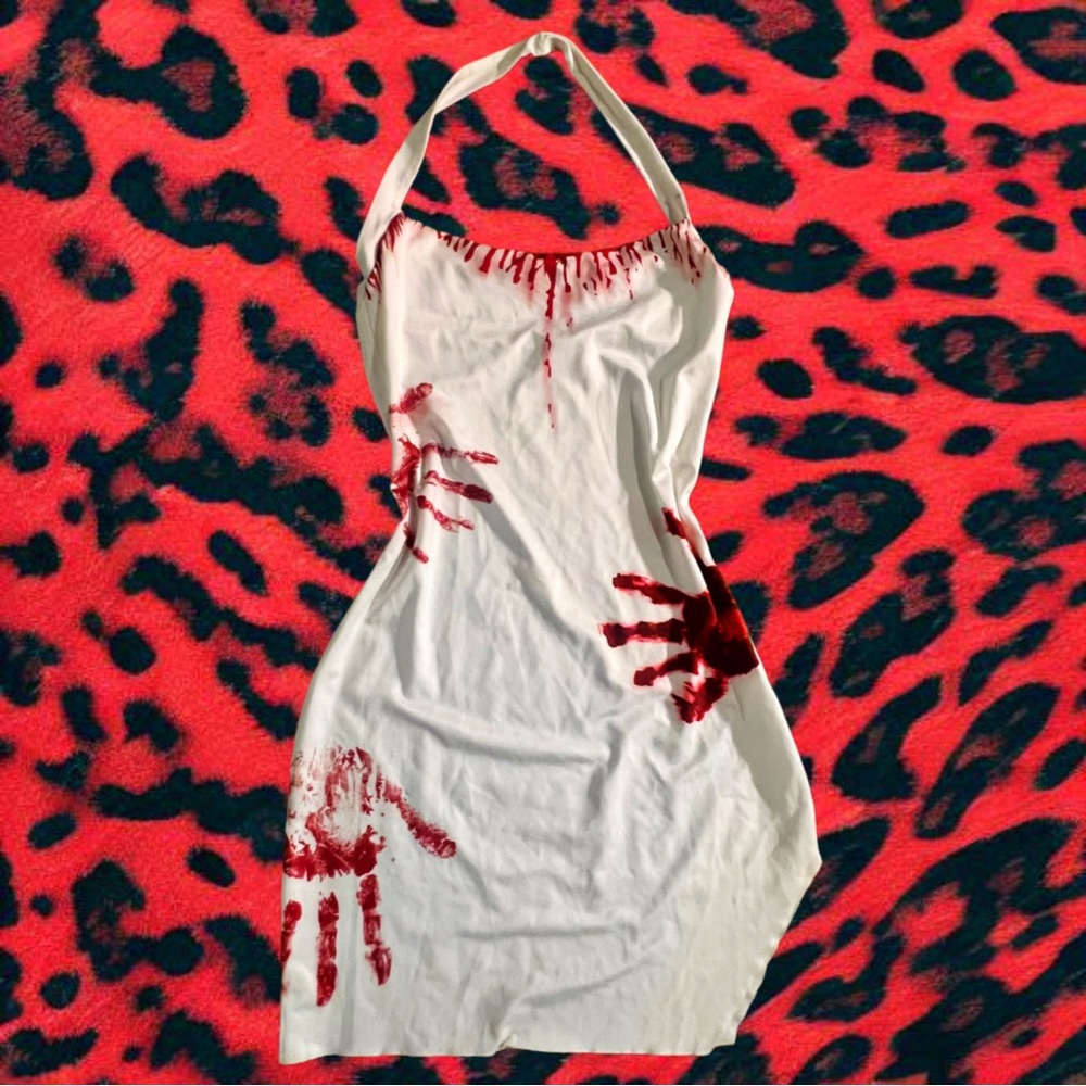 White blood dress